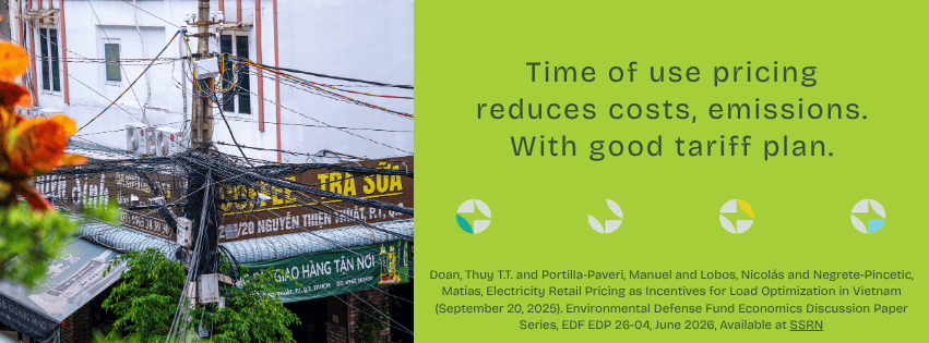 Electricity load management with pricing incentives in Vietnam.
